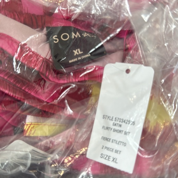 SOMA Satin Flirty Short Set - Picture 9 of 9